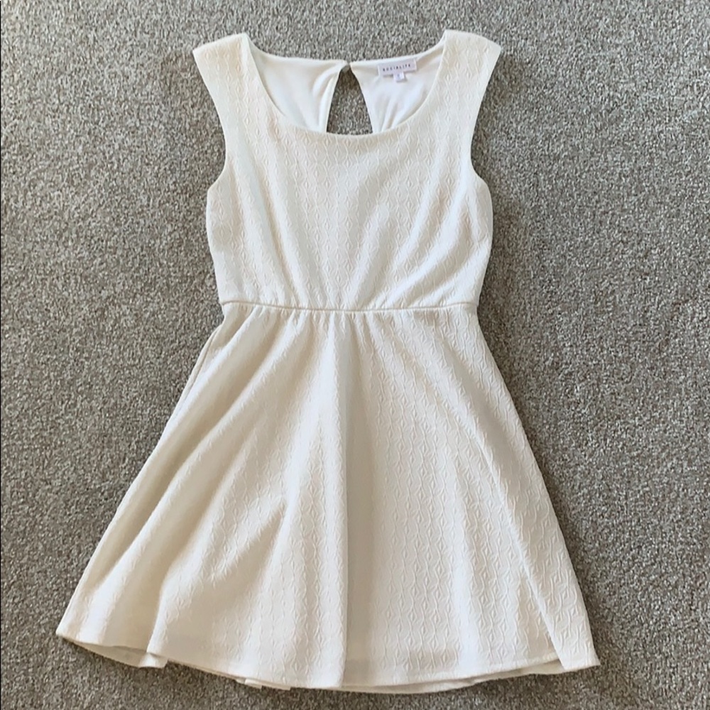 Cream Socialite dress